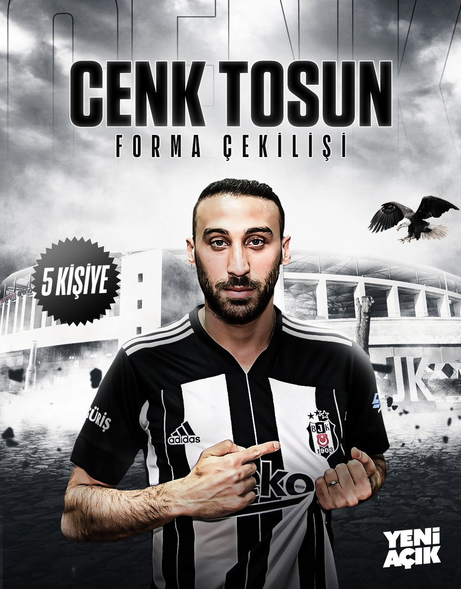 yeniacikcom's tweet photo. Yeni Açık, 5 kişiye Beşiktaş’ın yeni transferi Cenk Tosun’un formasını hediye ediyor! 🎉

Yapmanız gerekenler:

📌 Bu paylaşımı RT yapmak ve beğenmek.

📌 @yeniacikcom’u takip etmek.

Çekiliş sonucu 1 Mart Pazartesi günü Fleet üzerinden duyurulacaktır.

Herkese bol şans 🎉 https://t.co/nAoJfilRFG