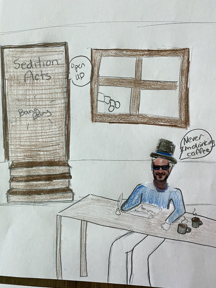 taylorscience1's tweet photo. You know you made it when you are in a political cartoon. @ClearCreekISD @Brookside_IS @HISTORY https://t.co/iRa2iykekr