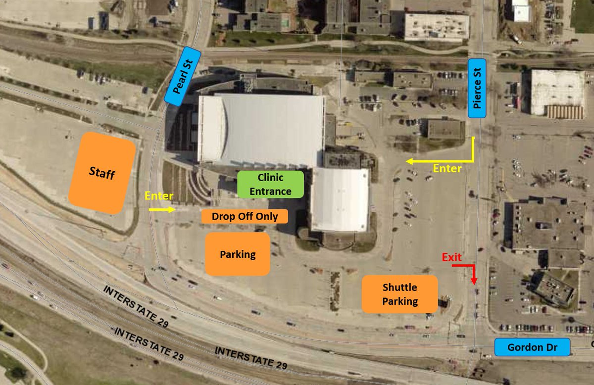 City of Sioux City (@locatesiouxcity) on Twitter photo The first public COVID-19 Vaccine Clinics are 2/10 and 2/12 at the <a href="/TysonEventsCent/">Tyson Events Center</a> for those with appointments. #SiouxCity Transit shuttles will be available due to cold temps. Follow signs to park, put on hazard lights and remain in vehicle until the shuttle locates you. The first public COVID-19 Vaccine Clinics are 2/10 and 2/12 at the <a href="/TysonEventsCent/">Tyson Events Center</a> for those with appointments. #SiouxCity Transit shuttles will be available due to cold temps. Follow signs to park, put on hazard lights and remain in vehicle until the shuttle locates you.