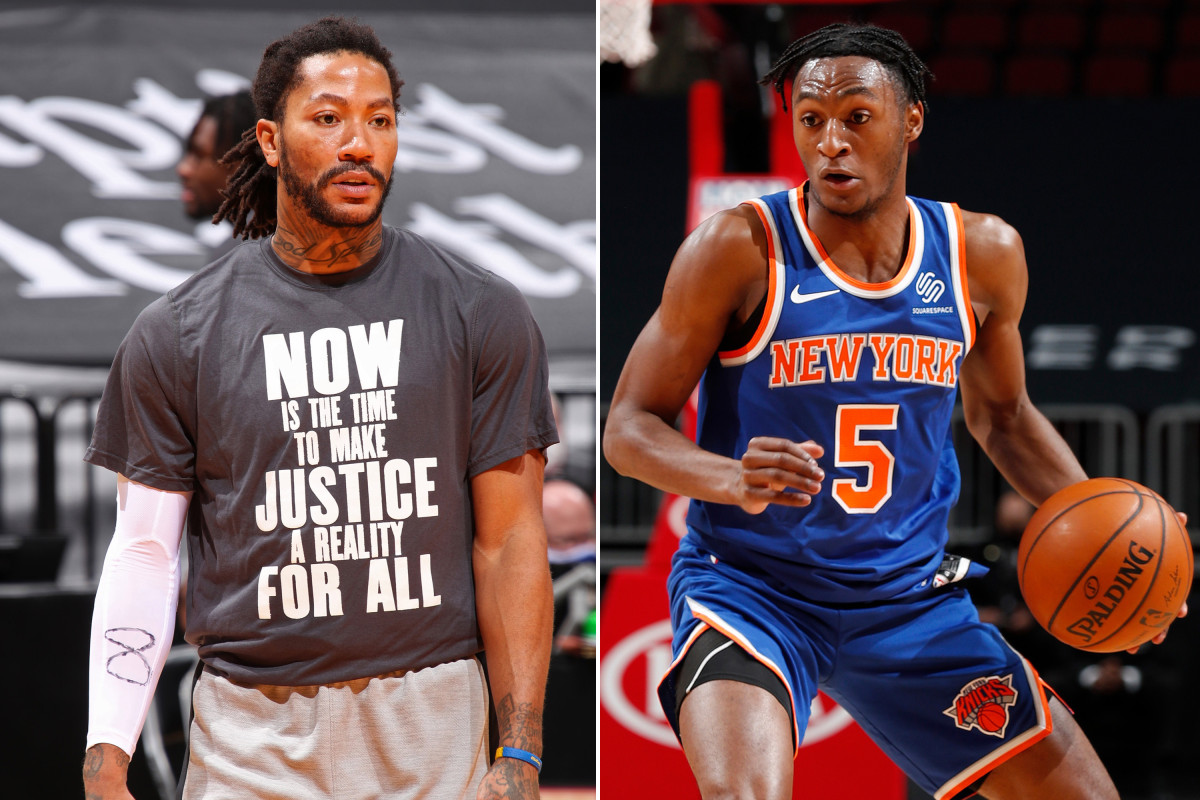 Derrick Rose already mentoring Immanuel Quickley as Knicks conundrum looms