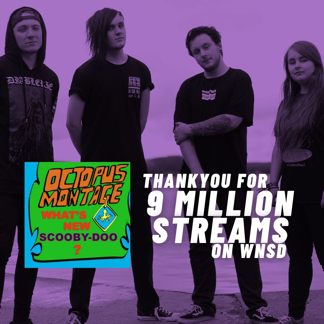 OctopusMontage's tweet photo. Thankyou for 9 million streams on #whatsnewscoobydoo!
You guys rock 🖤
•
•
•
•
•
•
•
•
#scoobydoo #scooby #poppunk #poppunkuk #simpleplan #spotify #newmusicfriday #spotifyplaylist #playlist #thankyou #grateful #cheers #poppunksnotdead #punk #like #musicians #alternative https://t.co/QY5UVSSQcj