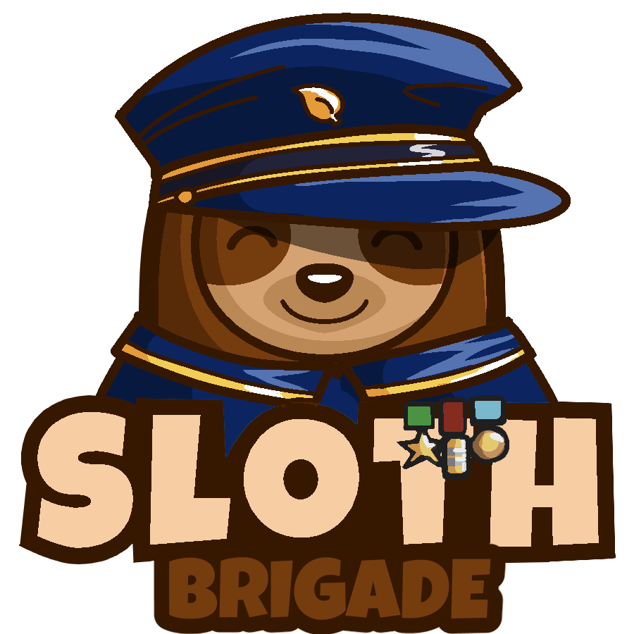 SlothSquaNation's tweet photo. Check out the new logo for #SlothBrigade! https://t.co/D8EcyUdSOF
