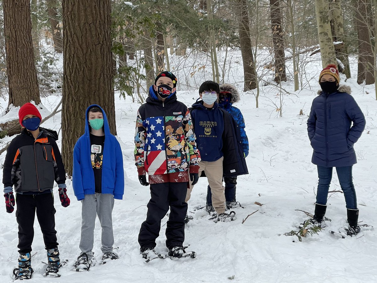 Snowshoeing fun ❄️ <a href="/King_PhysEd/">Mr. King</a> <a href="/IadarolaBakerPE/">Mr. Iadarola</a> <a href="/baker_school/">Baker School</a>