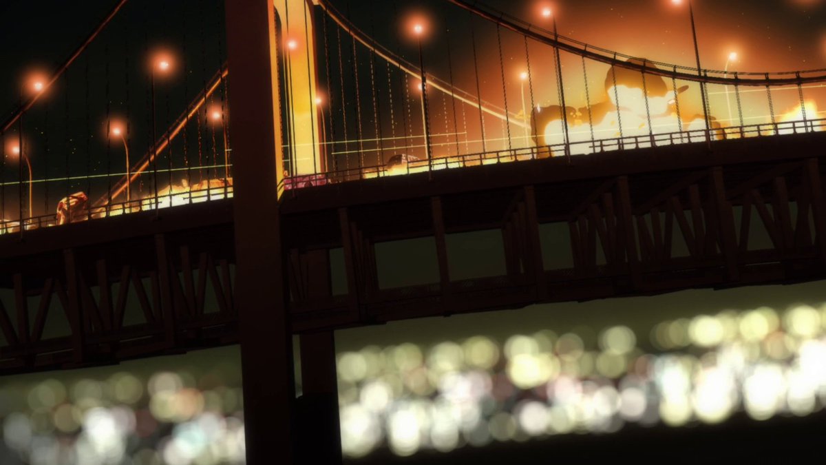 BOOM! The episode begins with bridge imagery which already alerts the audience that a lot of ideas pertaining to change will be present which leads to even more ideas about making decisions! "Should we even still get eggs?", "Why don't I die?", "What should I tell Sawaki?".