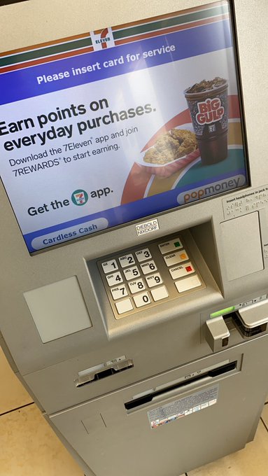 This ATM took just a little bit too long to give me my money to where I began to get anxious and panic<a href="/tag/doge"class="tags"><span>#doge</span></a><a href="/tag/dogecointothemoon"class="tags"><span>#dogecointothemoon</span></a>