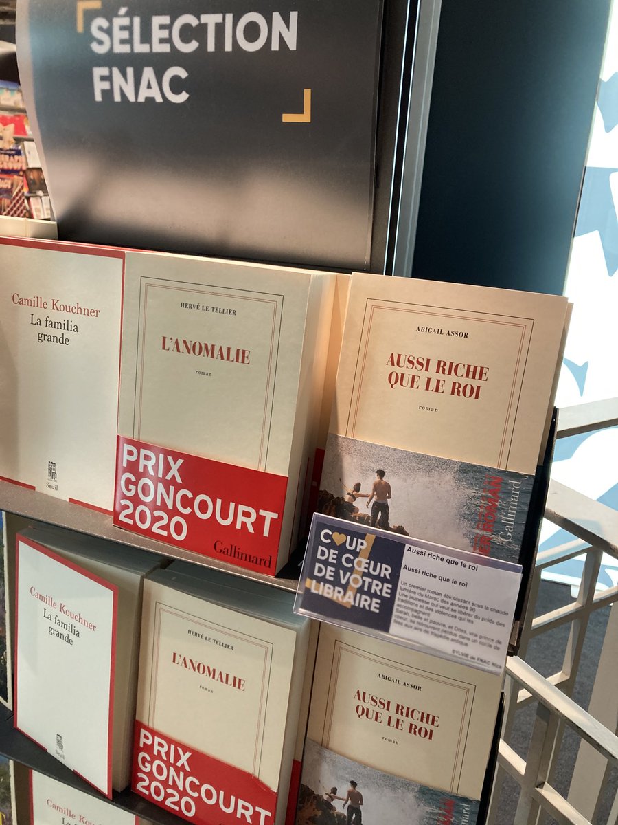 SylDemichelis's tweet photo. 📚Coup de ❤️ absolu pour ce #premieroman ; ce conte de fée intense comme une tragédie antique , éblouissant comme le soleil du Maroc ⁦@Fnac⁩ ⁦@Gallimard⁩ ⁦@AbigailAssor⁩ #fnacnice #Ilovenice #nice06 https://t.co/O9zKYxJDjO