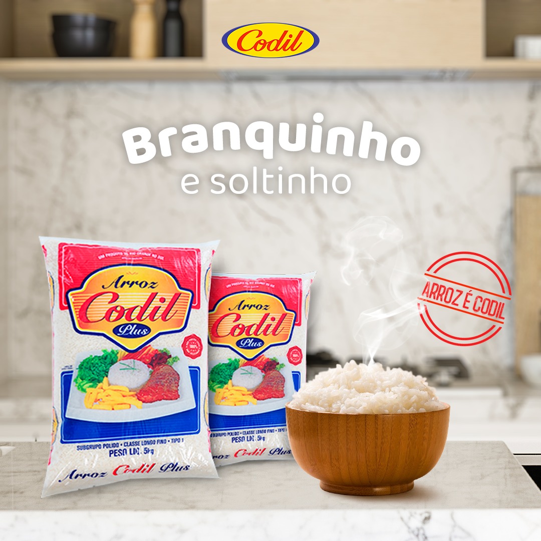CodilAlimentos's tweet photo. 🍚 Quando o arroz é de qualidade não tem como errar! Um arroz produzido com excelência será sempre branquinho, soltinho, e claro, delicioso! 😉✨ #ArrozÉCodil #ReceitaCodil #Arroz #DicasCodil #Sabor #Codil #Culinaria #CozinhaCodilPlus #Arroz #Almoco https://t.co/RQIOxMQ362
