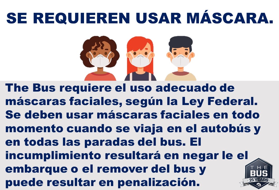 mercedthebus's tweet photo. Effective immediately: Masks must be worn on all The Bus property; this includes while riding the bus and at all bus stops/shelters.
Thank you for doing your part!
#weareinthistogether #protectyourselfprotectothers #MercedTheBus #MercedCounty #TheBus https://t.co/GAsf82XtwO