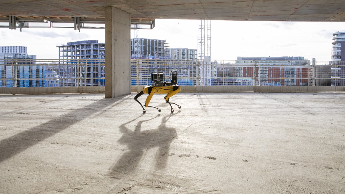 Learn how architecture firm <a href="/FosterPartners/">Foster + Partners</a> is putting Spot to work on their project sites. Spot automates site scanning in dynamic environments, so designers and contractors can stay up to date on construction progress.
 
Read the case study: bit.ly/2YJvI9m