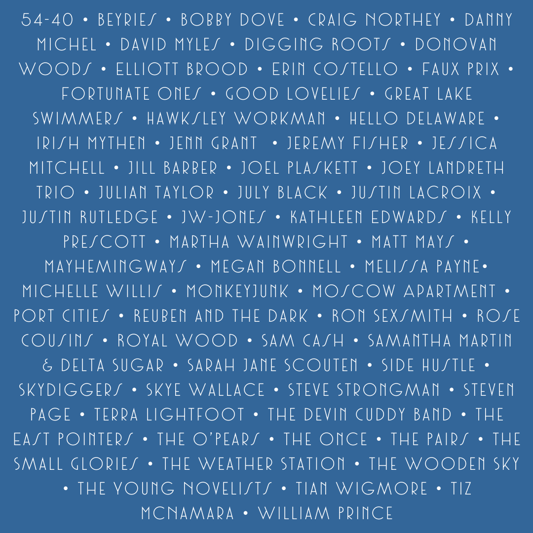 It’s incredible to look at the list of artists we’ve been able to present in #ParisOntario over the last four years. We’re missing live music SO much and can not wait to be back with all of you! Tag your favourite artists, venues, and festivals to support #ForTheLoveOfLIVE