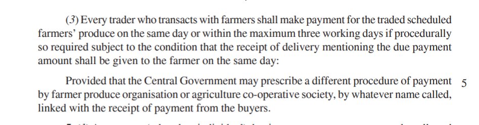 What was the payment guideline in  #AkaliDal  #Punjab Contract Farming Act of 2013:Timeline: 30 Days.In the New  #FarmBills2020 Timeline: 3 DaysWhen the poor farmer sells, he wants payment sooner or Later? SOONERWhich bill is better? Why are there  #FarmersProstests ?