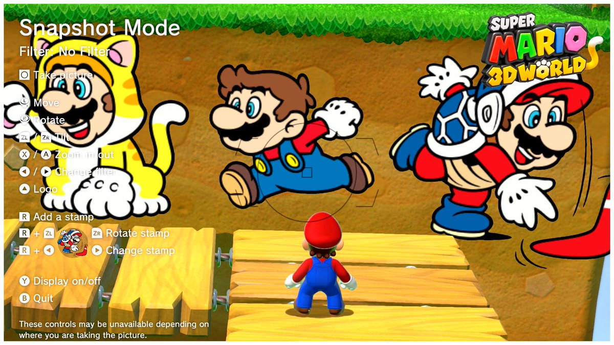 super mario 3d world controls