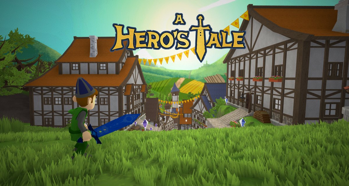 OneTrueGamedev's tweet photo. Who's ready for an adventure?! #AHerosTale 

#indiedev #indiegame #gamedev #fantasy #adventure https://t.co/zzhaoX9BE2