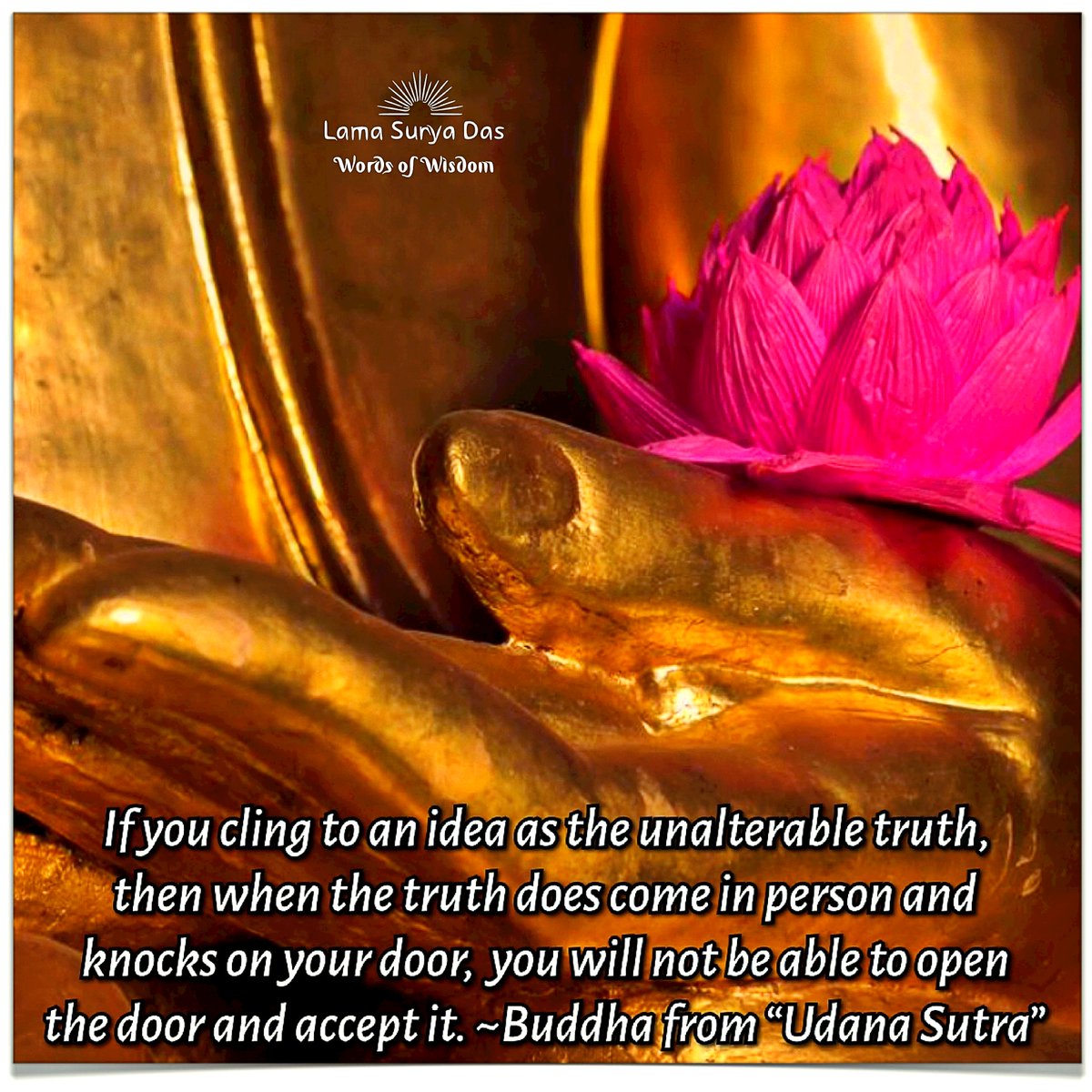 LamaSuryaDas's tweet photo. Please enjoy these weekly Words of Wisdom from Shakyamuni Buddha.
#LamaSuryaDas #TheAmericanLama #ShakyamuniBuddha #SiddharthaGautama #WOW #WeeklyWordsofWisdom #WeeklyWOW #AwakeningtheBuddhaWithin https://t.co/3Z2xrlJWH6