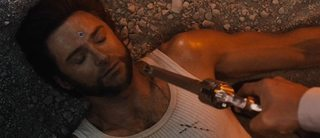 Very important story character takes very important bullet to the head in the middle of a heaping pile of debris after the main character is separated from the love interest immediately after the big final fight