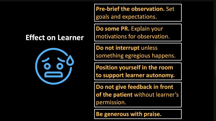 Harness the power of direct observation even with senior residents, but understand it can be nerve-wracking for learners. Simulation fellow Dr. Kristen Ng shares tips on how to do this well.