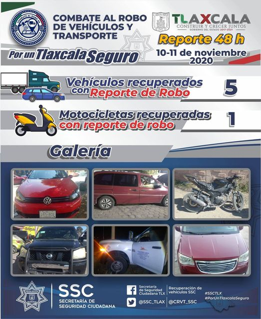 CRVT_SSC's tweet photo. 📍La Secretaría de Seguridad Ciudadana a través del Grupo de Combate y Recuperación de vehículos SSC da a conocer  las unidades recuperadas de los días 10 y 11 de Noviembre.
Si fuiste víctima del robo de tu vehículo, consulta las siguientes imágenes de las unidades recuperadas. https://t.co/1vtrL3WAu9