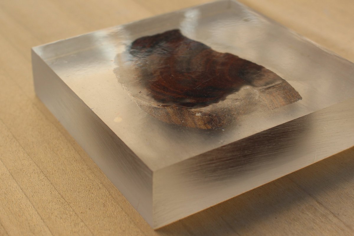 DicksonJanda's tweet photo. Here is a small piece of wood incased in resin that I did about a year ago. 
#art #artist #dicksonjanda #coloredpencil #portrait #csulb #csulbart #drawing #painting #charcoal #resin #wood https://t.co/McZKXV0yfq