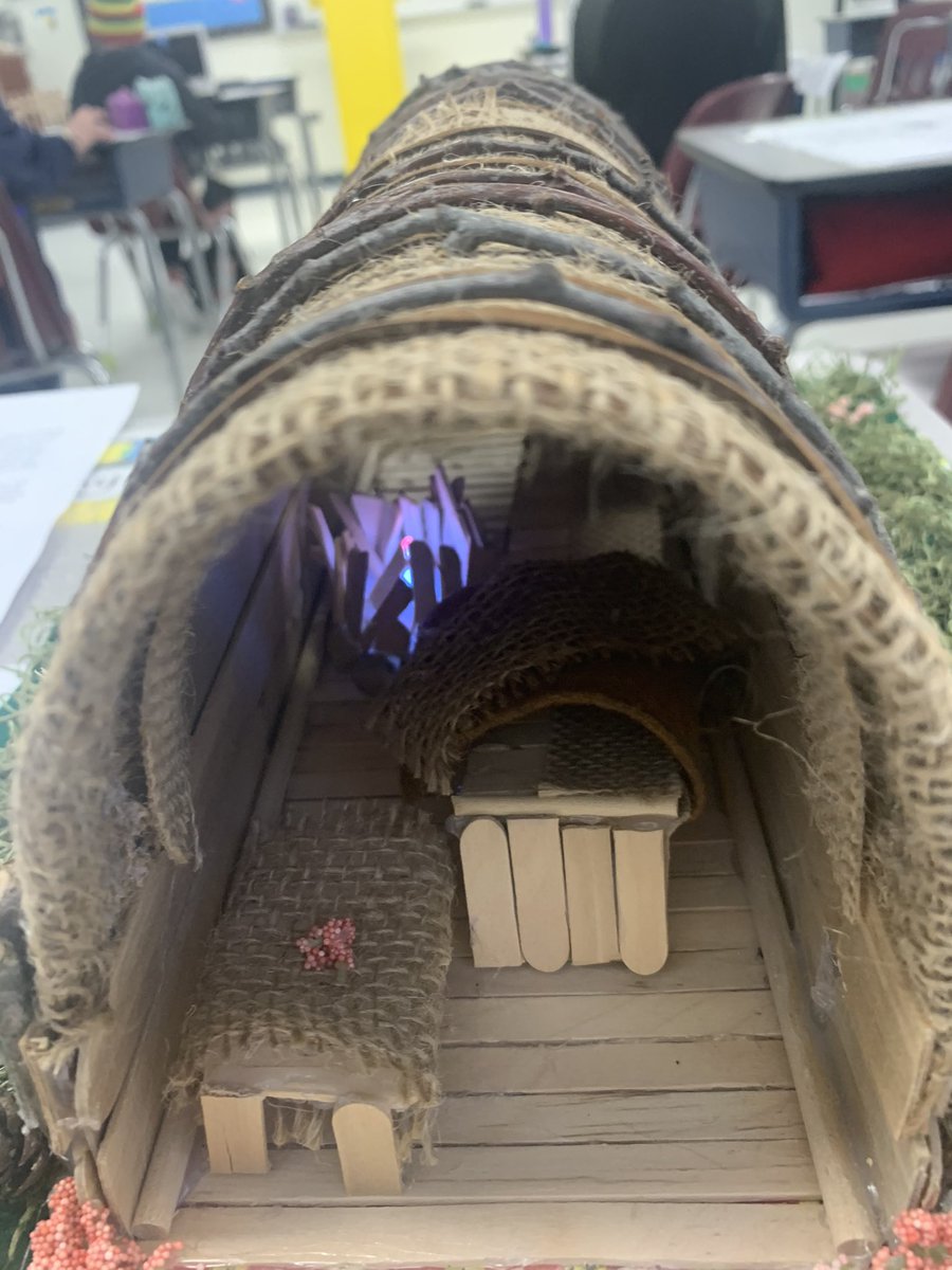 Grade 6 social longhouses are amazing!