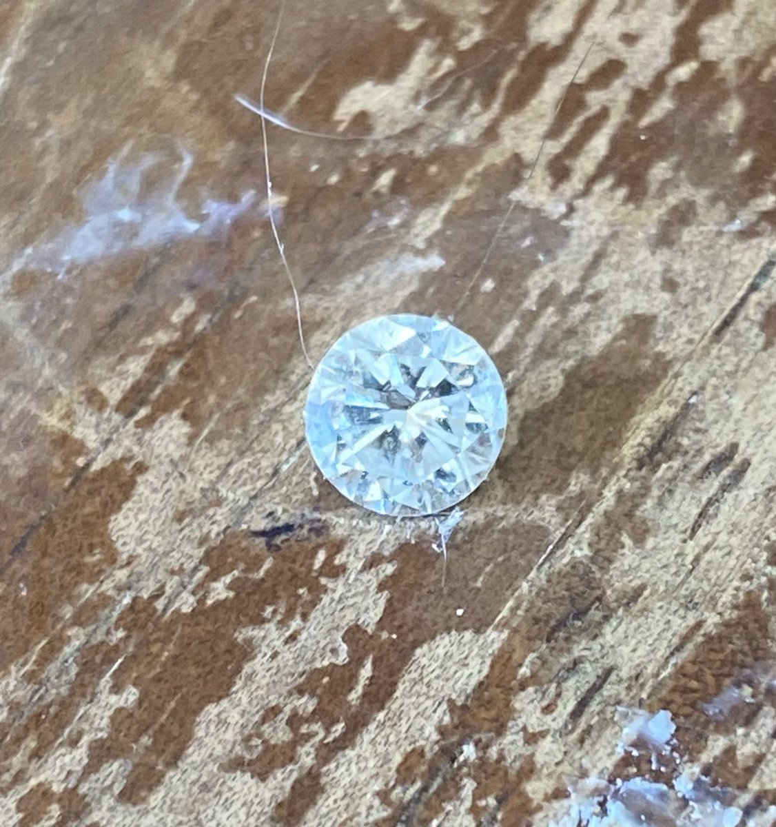 No one, I mean no one, finds a diamond lost from a ring somewhere in the house. 100s of sqft Right? No one. Except I promised <a href="/AliyadeG/">AliyadeGrazia</a> I would find the stone from her engagement ring. The same ring I gave her mom over 3 decades ago. #ideliver #NeverGiveUp