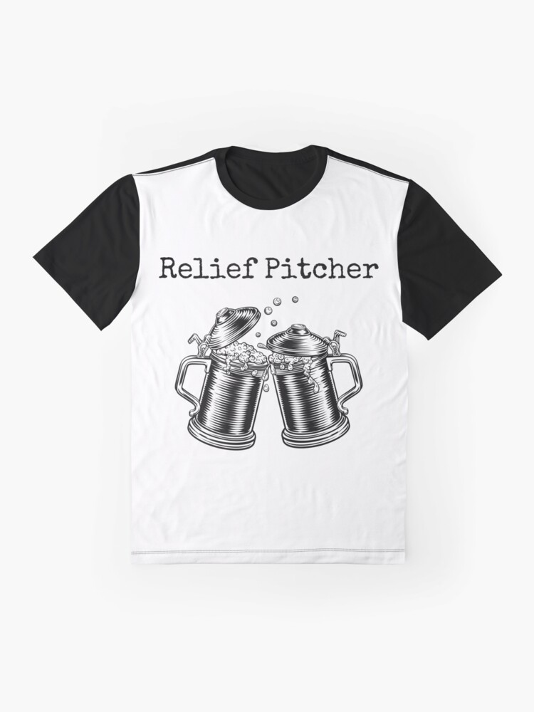So excited to share this new #BeerPun series w/you all!

Check out the 2nd of 4 designs in this run!

Sometimes you need to call in a #reliefpitcher &amp; this shirt help identify the person for the job.

Tag your relief pitcher below &amp; get pumped for the remaining 2 in the series!