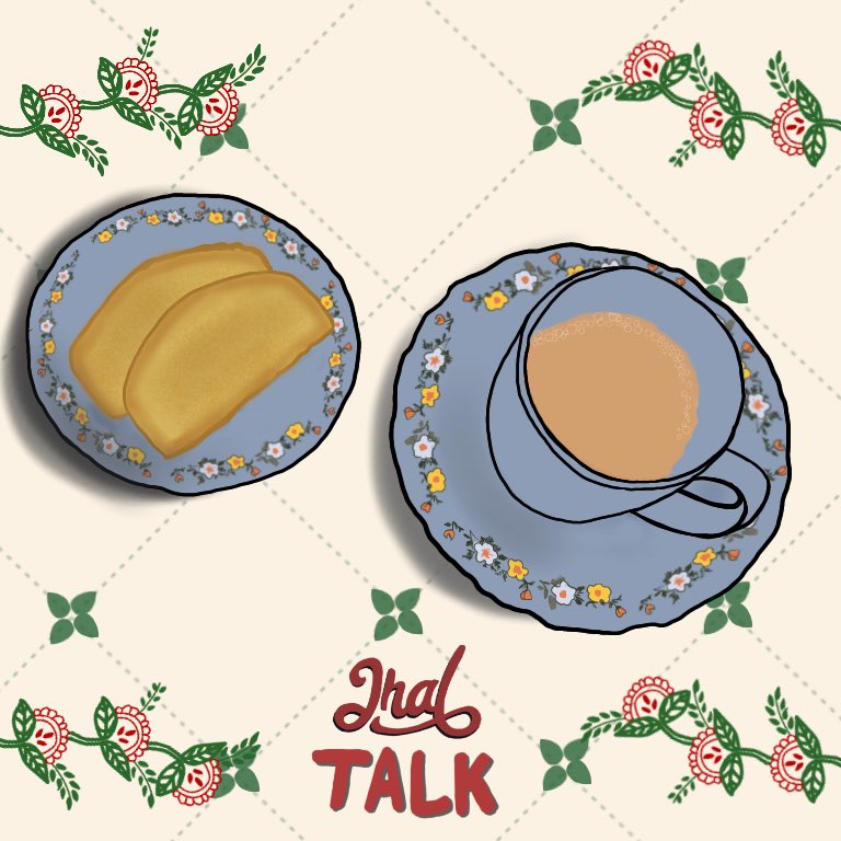 JhalNYC's tweet photo. Kick back with some Chai and Dry Cake as you tune into our latest episode of Jhal Talk! We go over South Asian and Bengali representation in current media. 
Click the link in our bio! https://t.co/xXbUnx0kTe