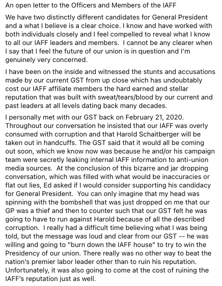 NotsoEdzo's tweet image. As @IAFFNewsDesk GST, @EdzoForIAFF abused his office to pay for his commute from Boston to DC (&amp;amp; other things) using member dues b/c he doesn't think GST is a full time job. Now he's blaming everyone but himself for his failure. #dontquityourdayjob edzo4iaff.com