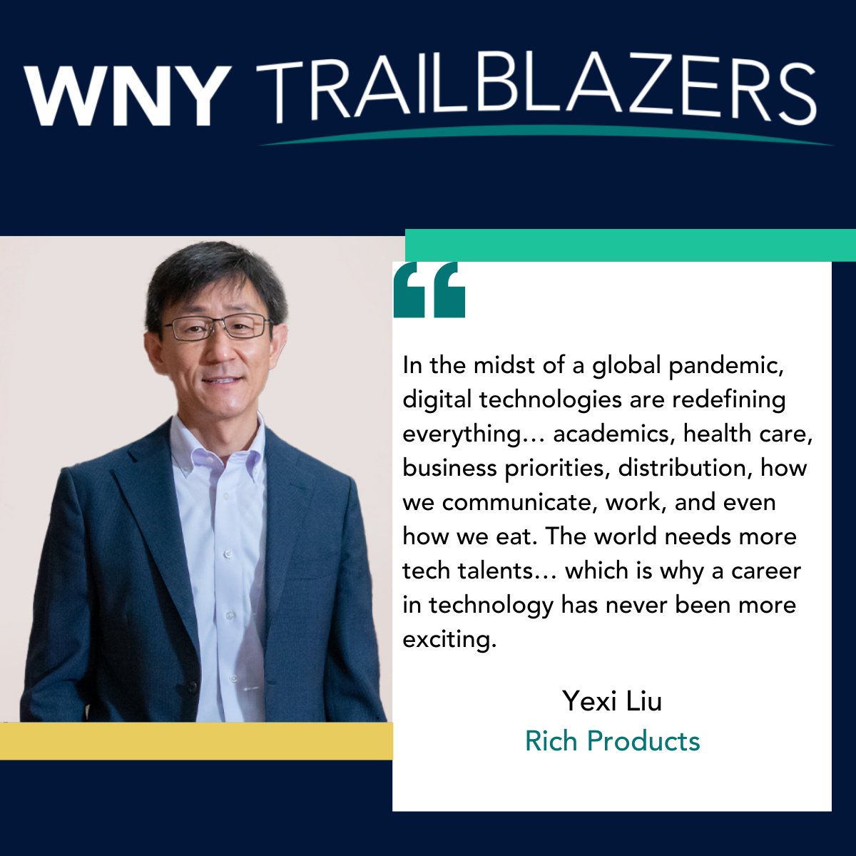 techbuffaloinc's tweet photo. Great advice #WNYTrailblazer Yexi of @RichProducts. Check out the rest of his feature on @BeInBuffalo_ 
https://t.co/e1PIUEFzoi
@forty3north #ForgeBuffalo https://t.co/cTaxBCEZsj