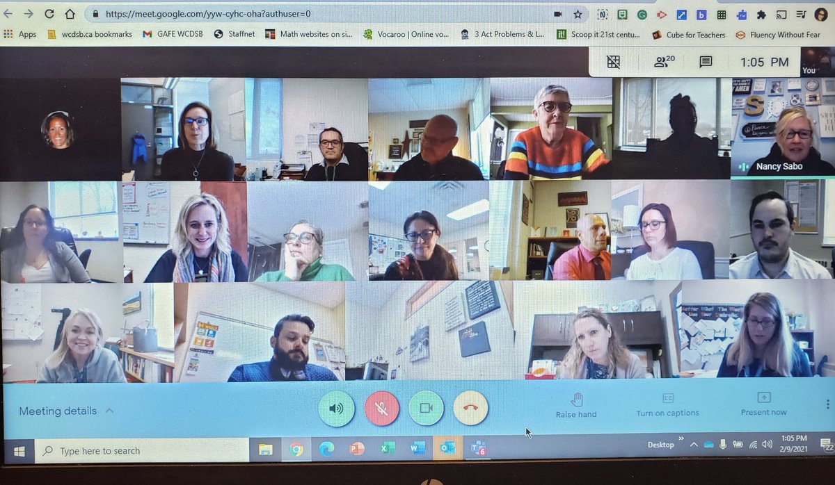 An inspiring induction leadership session this afternoon guided by the amazing Joan Grundy, a true servant leader! Thank you for sharing your wisdom, provoking our thinking and praying for us! #wcdsbawesome