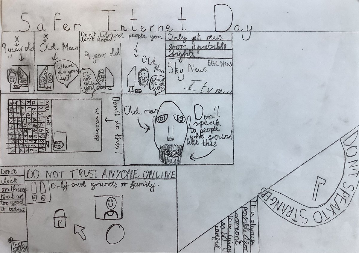 MrHMonksdown's tweet photo. Year 5 have learnt all about internet safety and the importance of identifying misinformation. We know that we can’t trust everything that we see, read or are told online, but we’re getting good at spotting when things aren’t quite right #AnInternetWeTrust #SaferInternetDay2021 https://t.co/rRet49PBO4