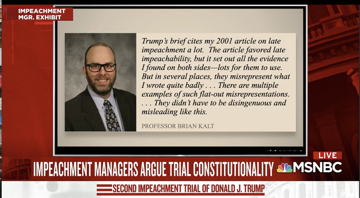 Also, unbelievably, Trump's lawyers misrepresented what Brian Kalt wrote in his article they cite. He does not support Trump's argument. See35/