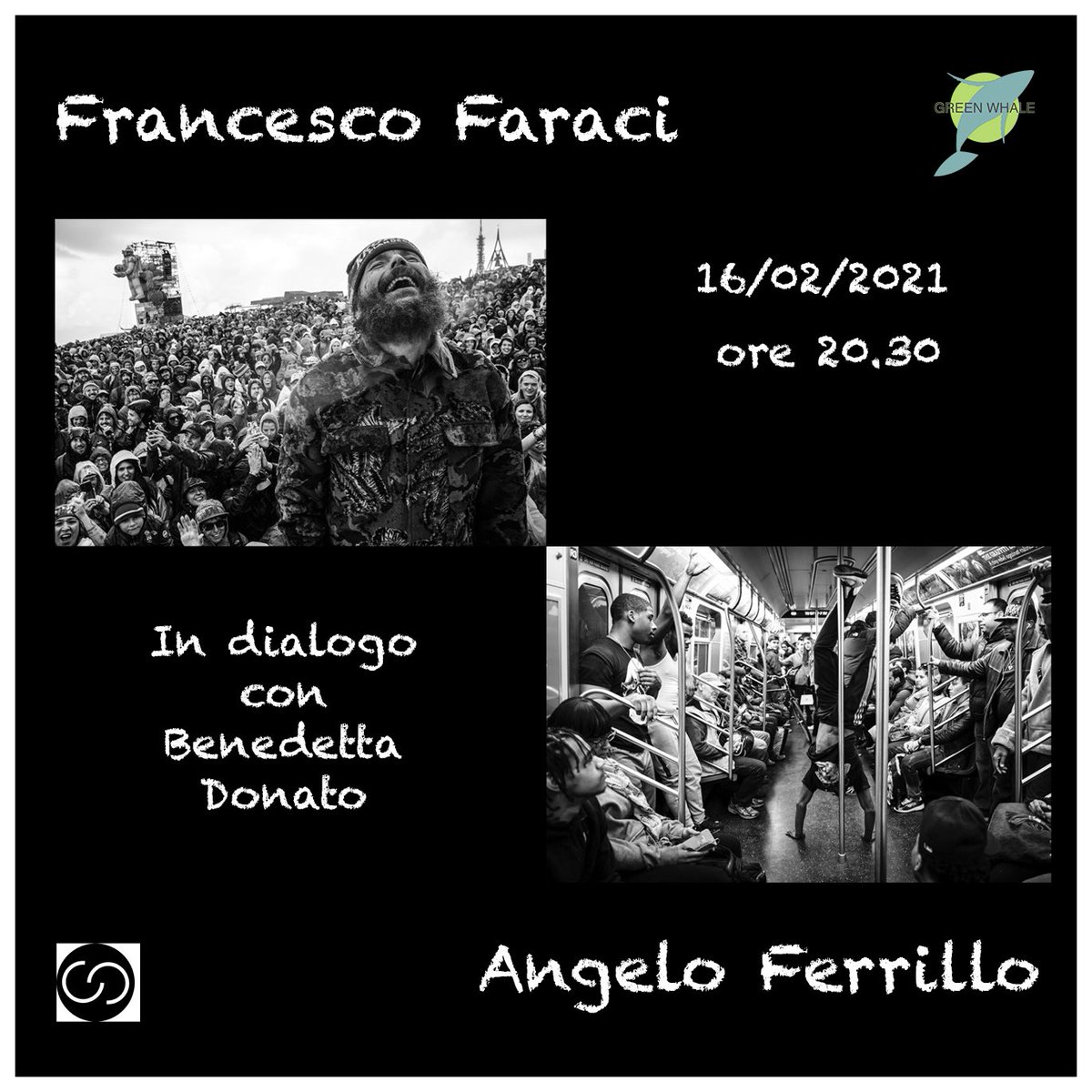 LauraFrascaPh's tweet photo. Martedì prossimo se volete iscrivervi all’evento https://t.co/JQOgljguR6 se amate la #fotografia non potete perdervi questa serata ! Con #francescofaraci #angeloferrillo e #benedettadonato. #grrenwhalespace #CFFC https://t.co/tyyQJhtOYL