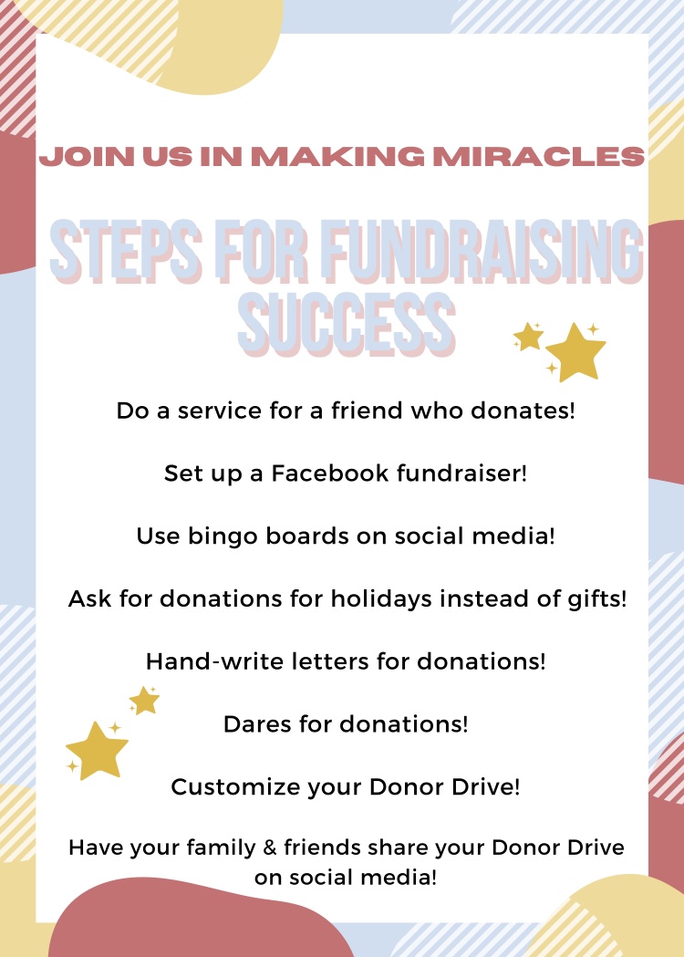 Registered but don't know where to start? Check out these fundraising tips to get you started