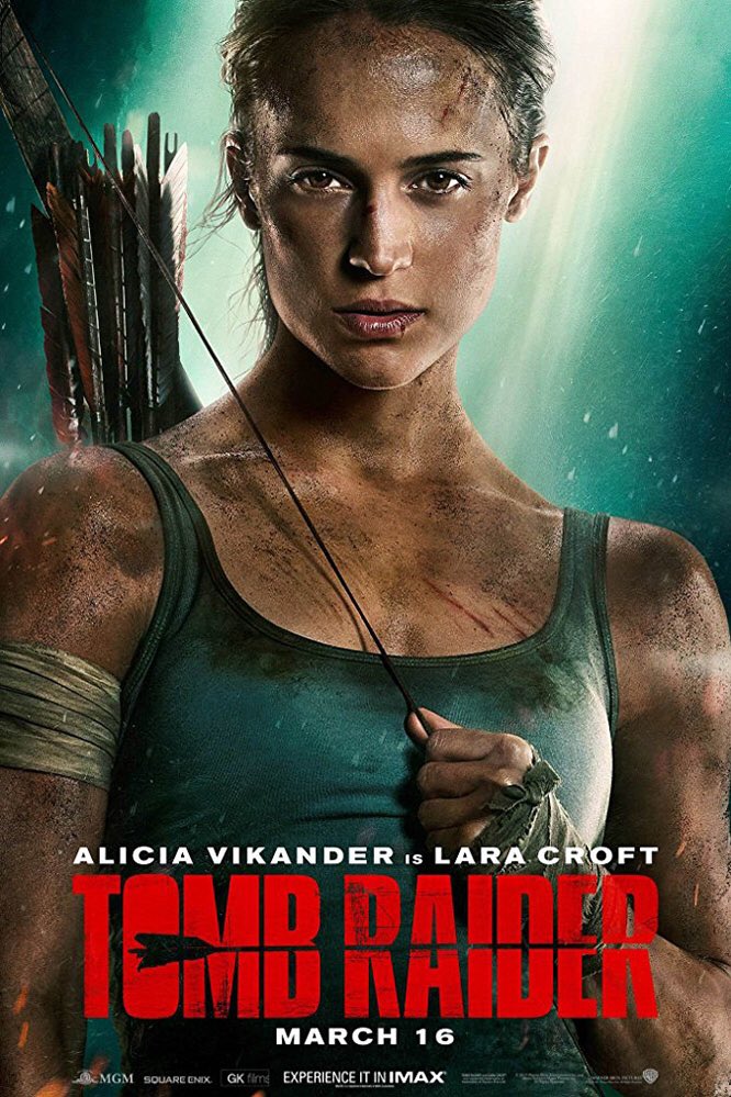 11.TOMB RAIDER(2018):I don’t really know what to say about this one,typical action movie,don’t get me wrong,it’s great,but I don’t find anything particularly unique about it,nonetheless still really interesting