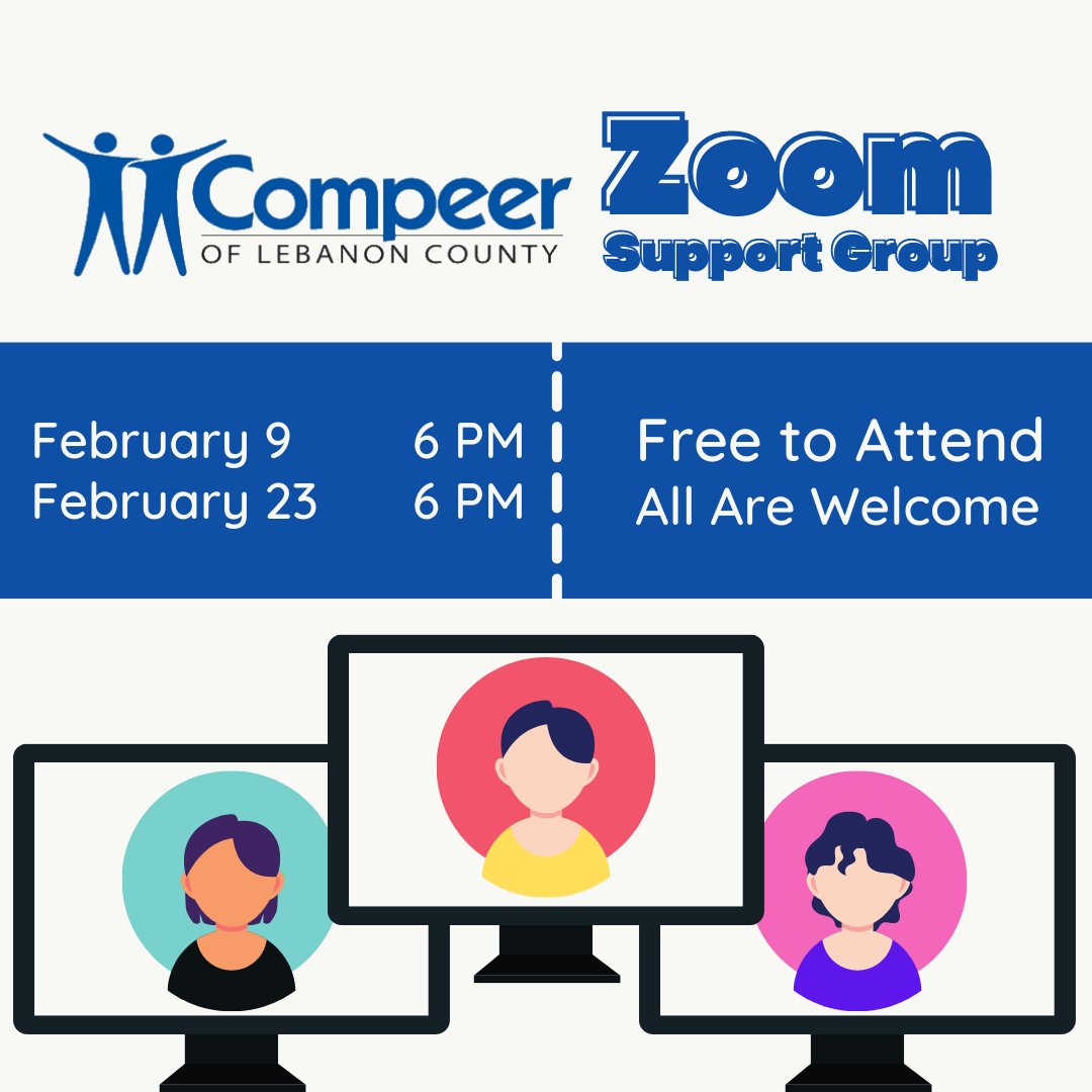 CompeerLeb's tweet image. In need of support and friendship? Each month, we hold 2 support groups for all to join! Participants must be at least 18 years old. February's support groups are tonight at 6 PM and February 23 at 6 PM. To join, click the link ➡️ ow.ly/JK4z50DvMHH