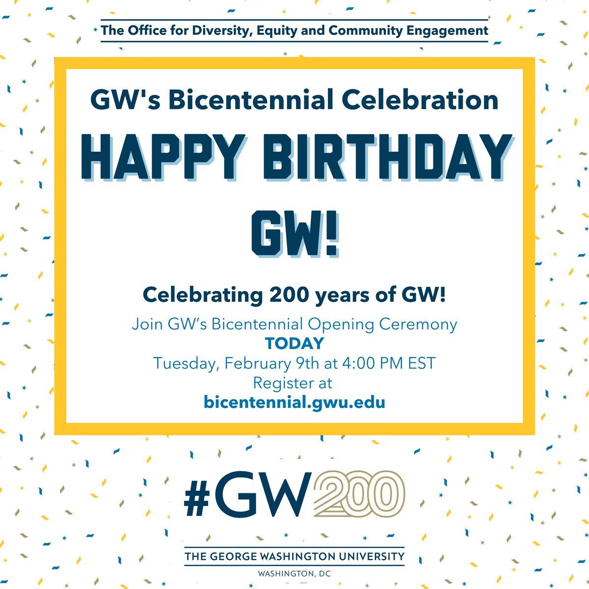 GW Diversity, Equity & Community Engagement tweet media