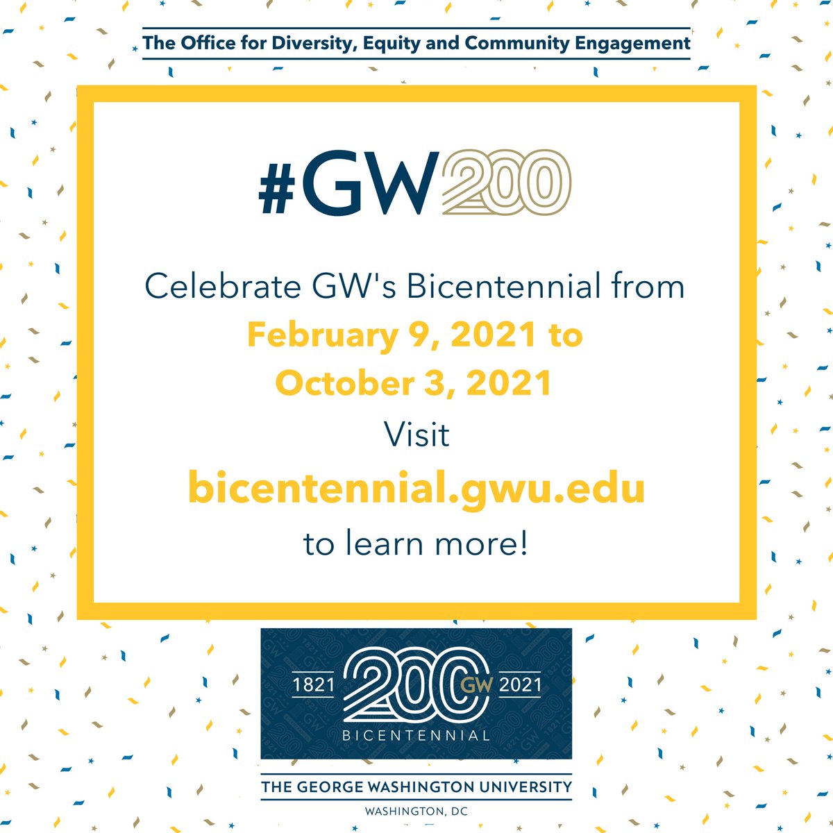 GW Diversity, Equity & Community Engagement tweet media