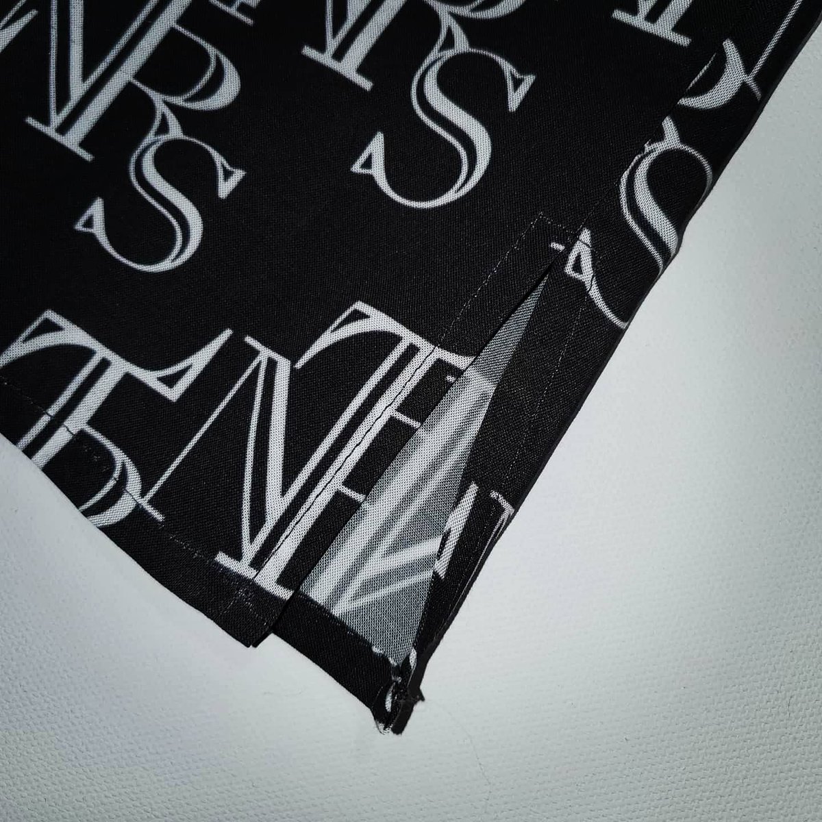 NTRSdesign's tweet photo. NTRS monogram camp collared shirt, 100% Rayon. Designed, Cut and Sewn in the USA🇺🇸🐐 https://t.co/ueUyyXkSsC