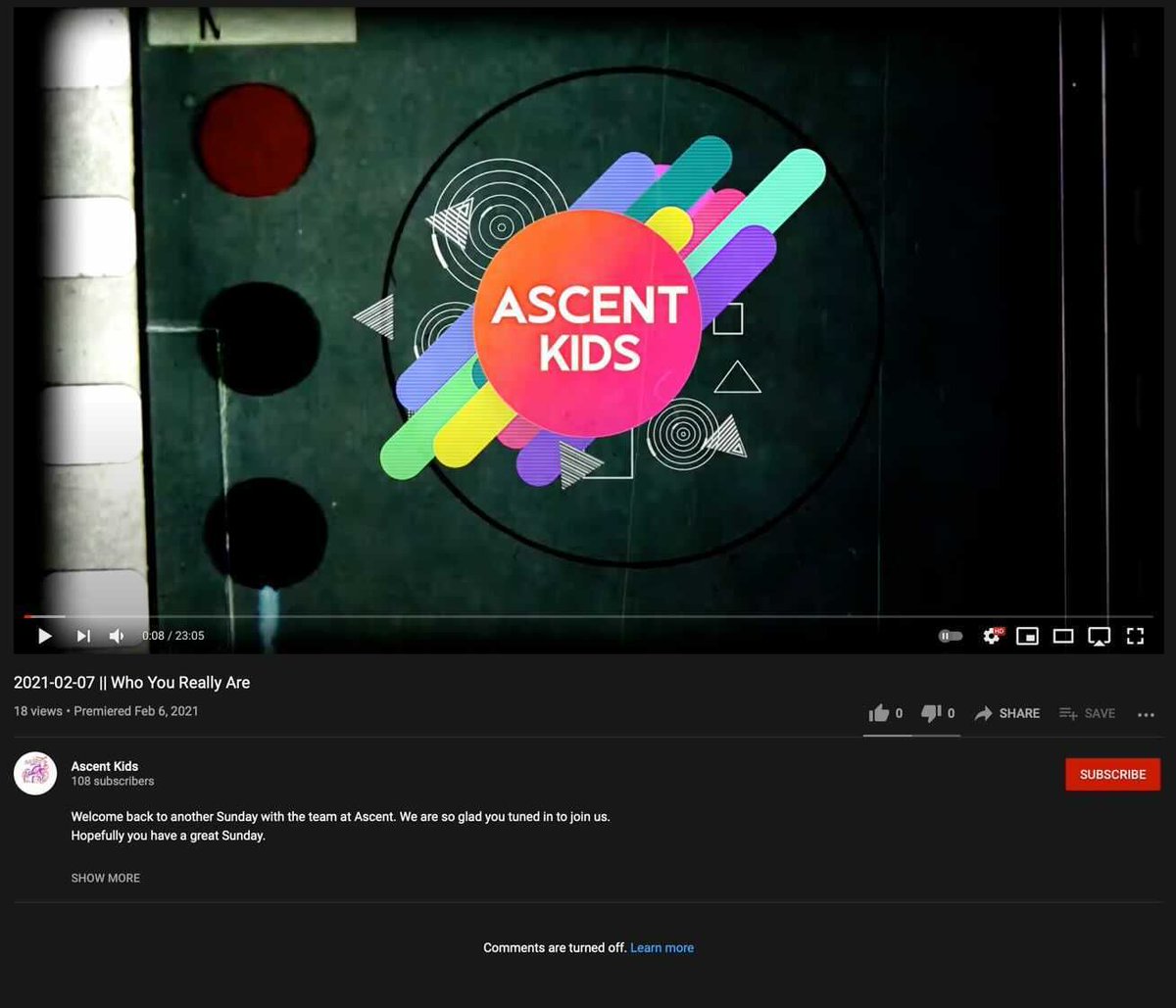 ascentcommunity's tweet photo. Hey Ascent! Don't forget to tune in with your kids to our weekly Ascent kids video. Head over to https://t.co/7zdah1vuPS to watch today! https://t.co/7mnp6CP83y