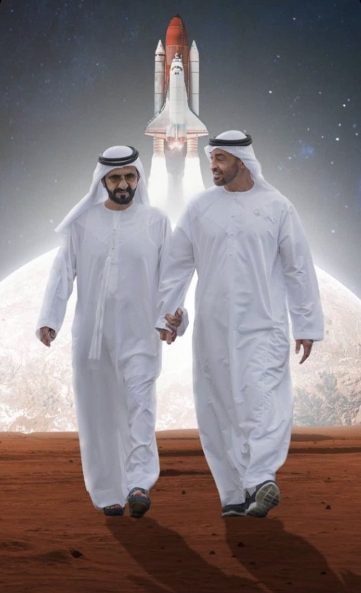 فلا تقنع بمـا دون النجوم ..
#العرب_إلى_المريخ