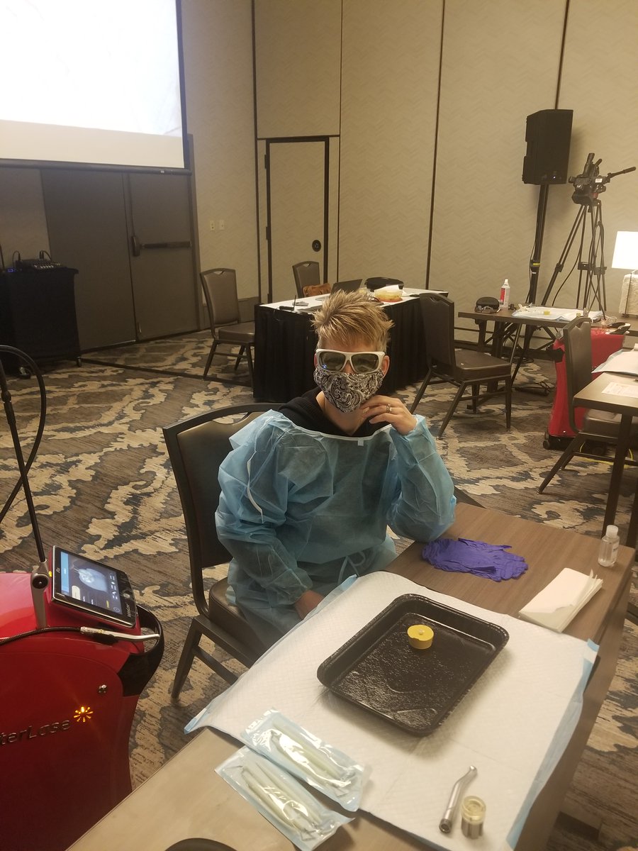 biolaseinc's tweet photo. We’re proud to officially announce the launch of the 
#WaterlasePediatricAcademy at the Southwestern Society of #PediatricDentistry meeting in Vail, CO! Dr. Ben Curtis delivered two educational presentations including a hands-on #Waterlase demo &amp; officially introduced the  #WPDA! https://t.co/lgDMVUowIN