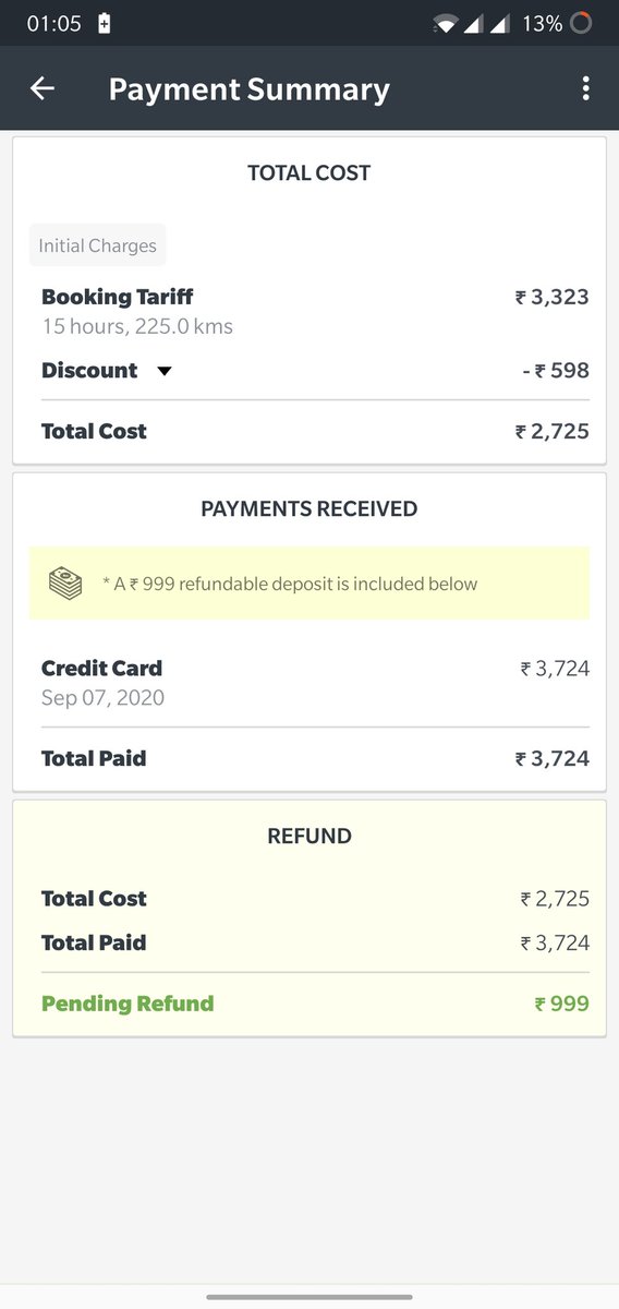 myself_sai's tweet photo. @morang It'll be great if your company refunds the amount to the customers on time. https://t.co/oEEIf7bjDn