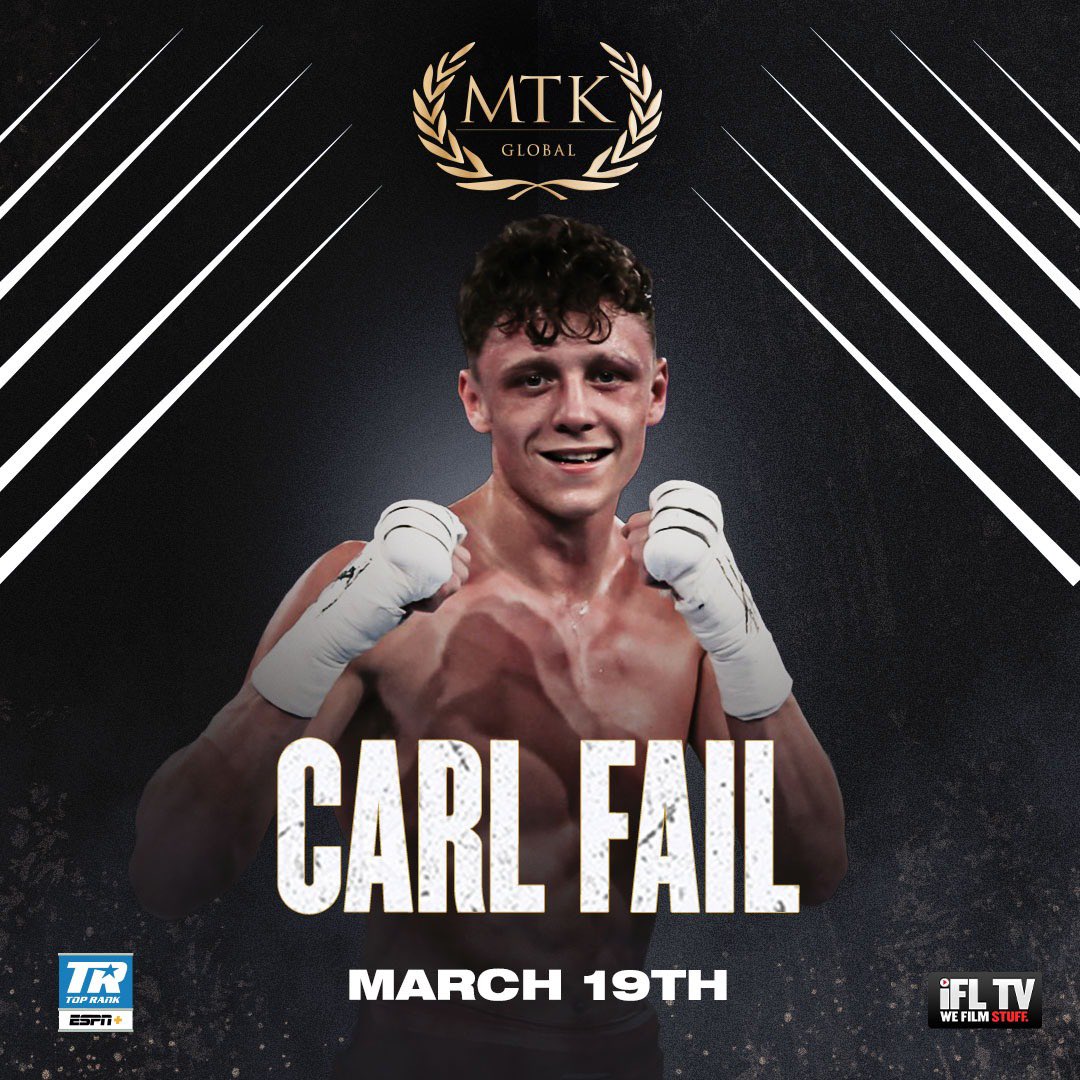 CarlFail's tweet photo. March 19th - Start of the next chapter. 

Fighting live on espn and IFL TV 🎥 

@MTKGlobal  @Leeeaton88  #FailTwins https://t.co/AkmbplWd23