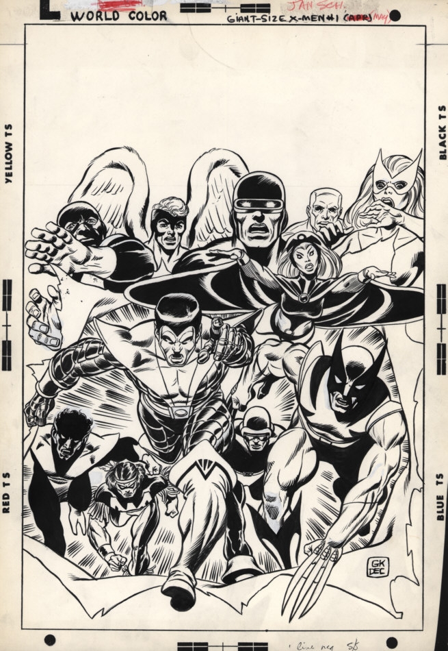 Researching a project & been re-reading X-Men from issue #1. Thought I'd make a thread of some of the fun things I've come across. Starting with Giant-Size X-Men #1 from 1975. Written by Len Wein. Cover penciled by Gil Kane and inked by Dave Cockrum.