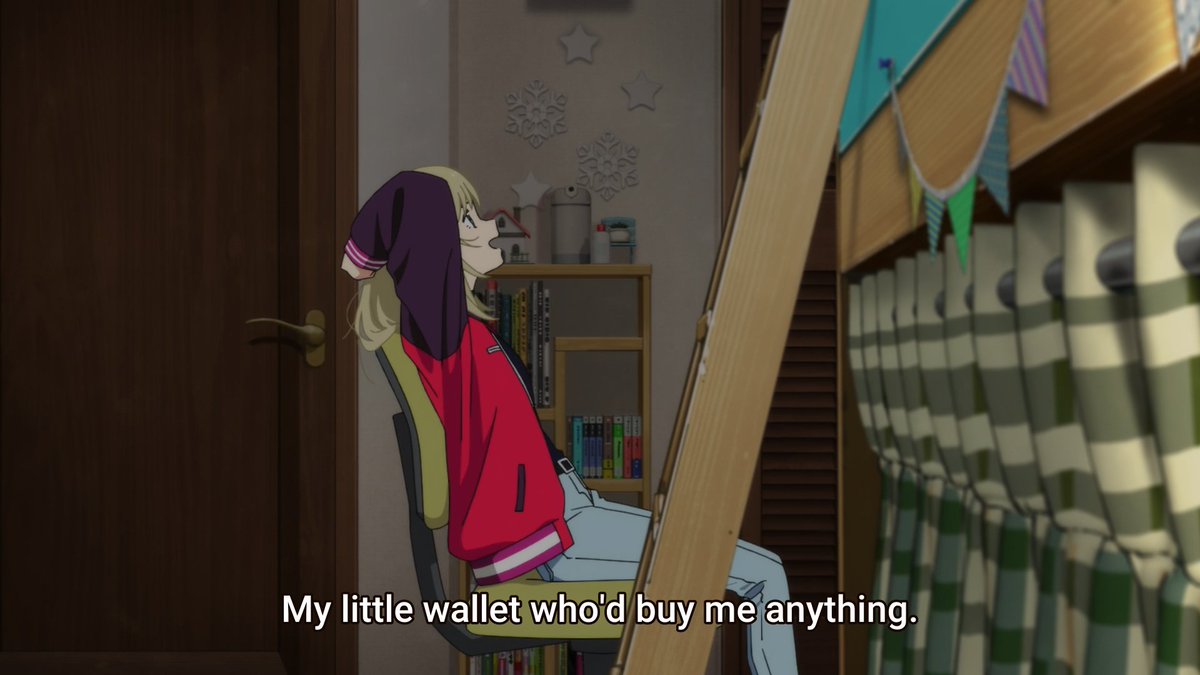 And Rika is just, that. To me she embodies this self-awareness, and it's reflected in how she confronts our characters, especially Ai. Initially coming off as assertive, materialistic, and selfish, her facade was the perfect mix of traits to go against Ai's views.