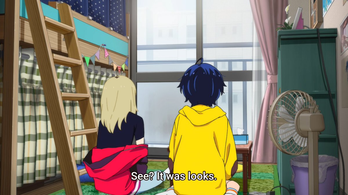 It's quite ironic how in just a couple of minutes after she talked her way into Ai implying that she too only sees the superficial that we get to see that her way of coping with guilt is just as, quite literally, surface level. I'm not saying that her self-inflicted injuries are-