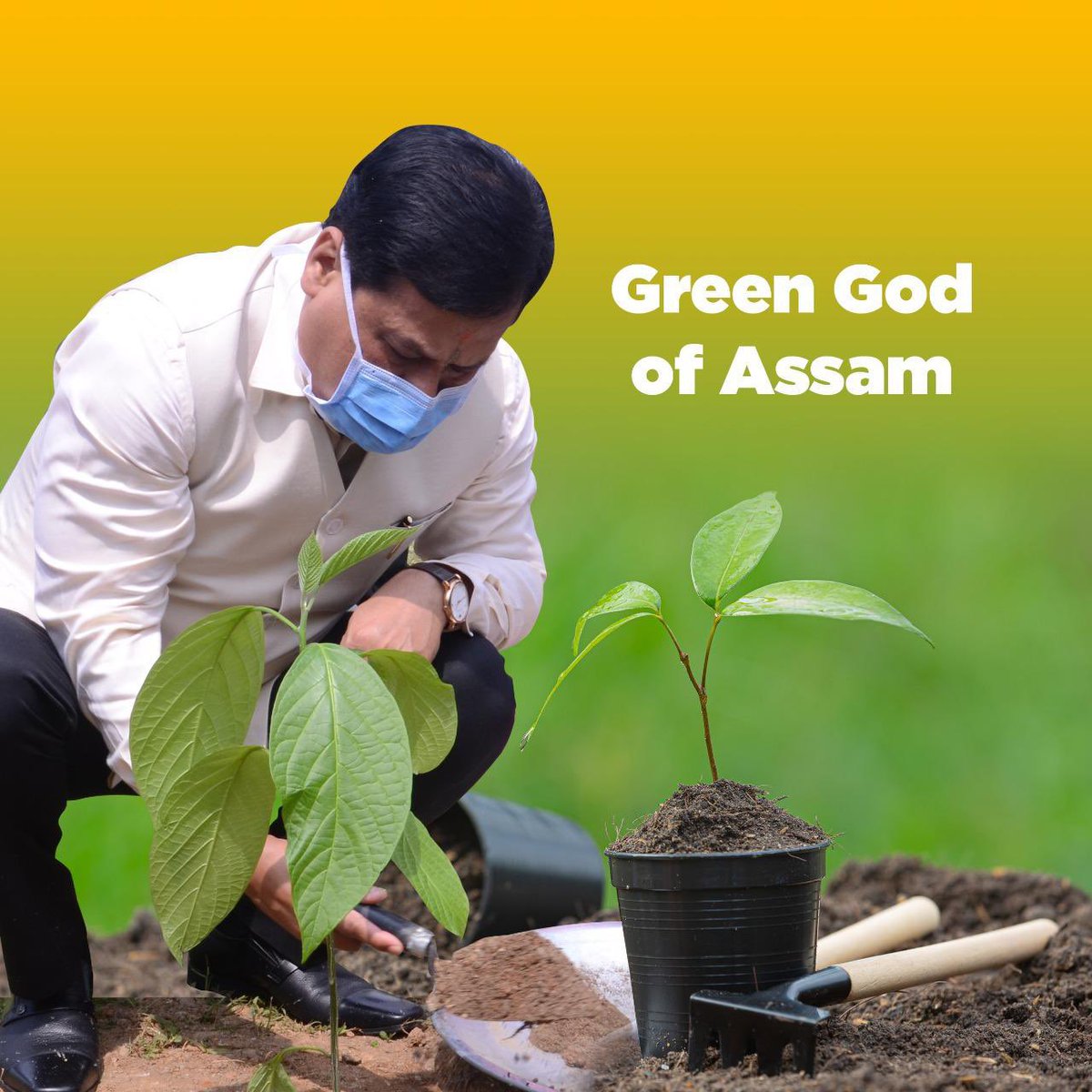 pudiharicharan's tweet photo. 1 crore saplings have been planted across Assam under the leadership of CM @sarbanandsonwal. This is another reiteration towards realizing a #PollutionFreeAssam. #BloomingAssam https://t.co/xjnKVYuRAE