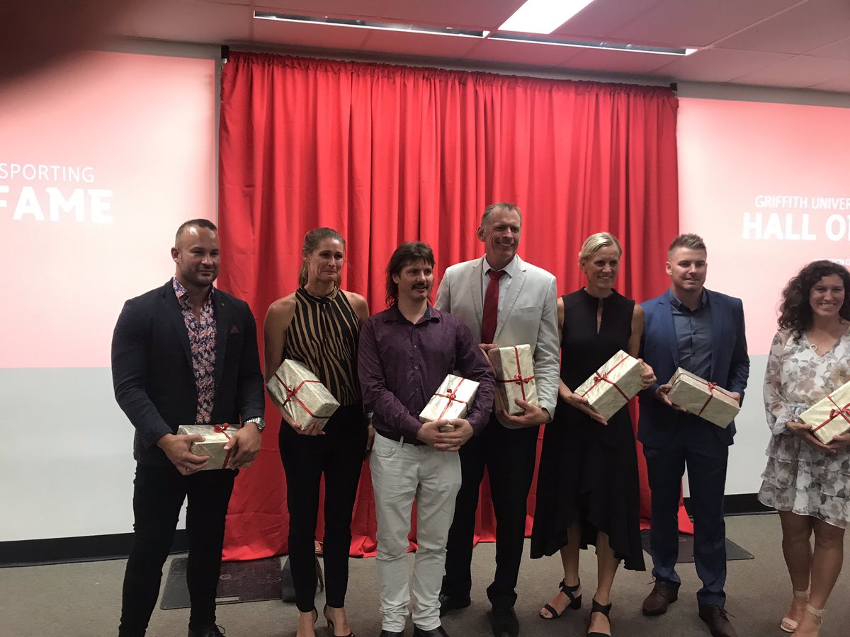 Congratulations to the seven inaugural inductees into Griffith University Sports Hall of Fame. Olympic, world, Commonwealth champions among them and proud #GriffithAlumni