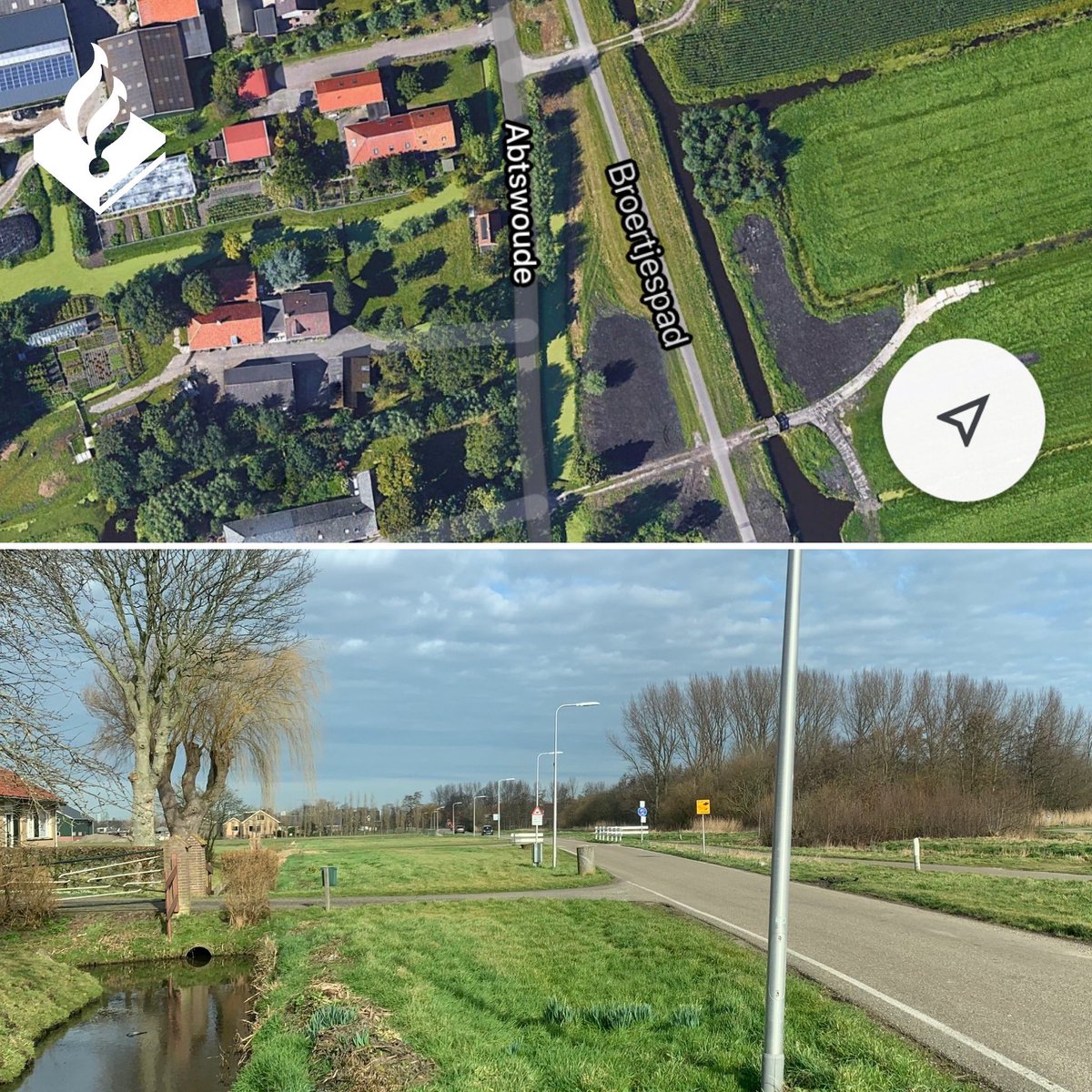 Melding politie Abtswoude Schipluiden inzake ingebroken