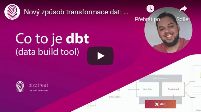 Dneska vás CTOmča Tomáš Votava naučí další kouzla s daty! ⭐️ 

Seznámí vás totiž s dbt (data build tool), který vám pomůže data očistit, změnit nebo obohatit.  #BizztroMňamky

bizztreat.com/blog/novy-zpus… ⬅️